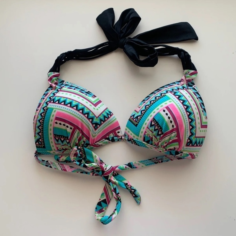 multicolor bikini top